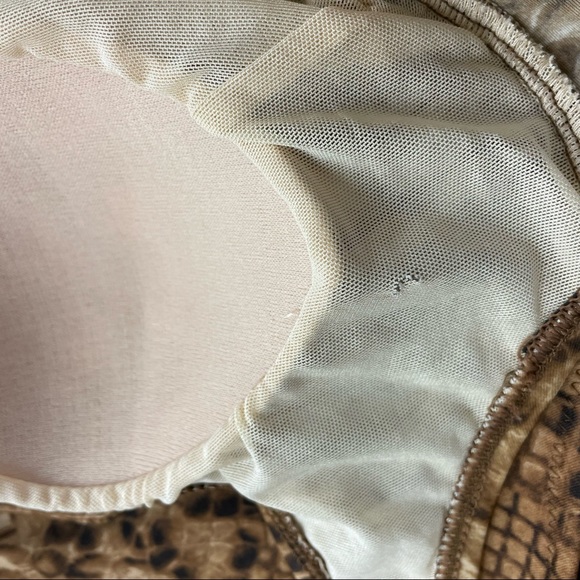 Gottex brown snake print one piece swimsuit - Picture 6 of 7